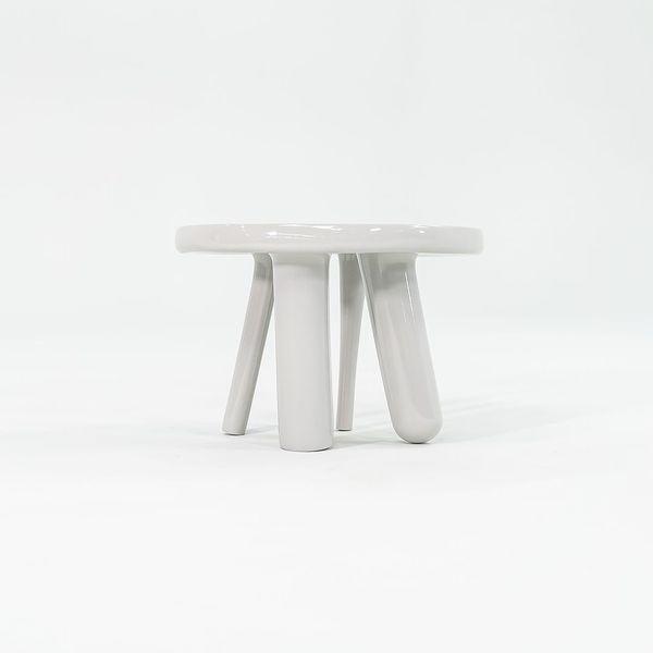 Stool in Silk Grey by Jaime Hayon for MOOOI, 2022