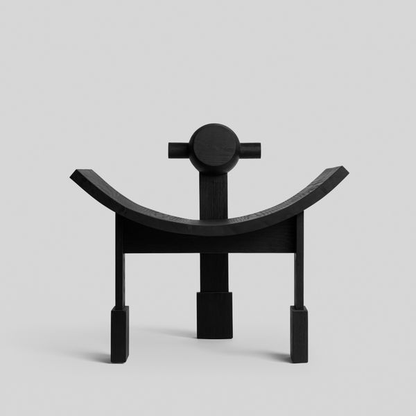 KABIKI Chair - Red Oak with Black Finish