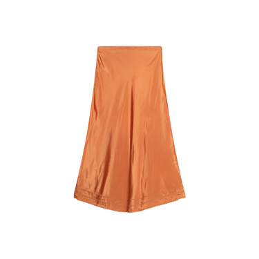 Vintage Orange Midi Skirt