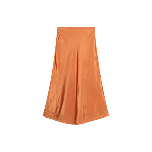 Vintage Orange Midi Skirt