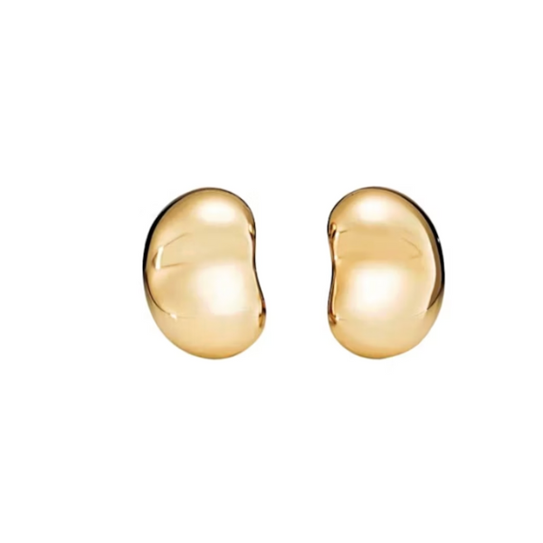 Tiffany & Co. Elsa Peretti Bean Yellow Gold Earrings