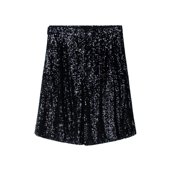 Comme des Garcons Black Sequin Shorts