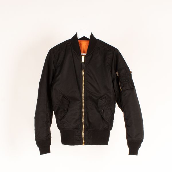 Alpha Industries Black MA-1 Flight Jacket