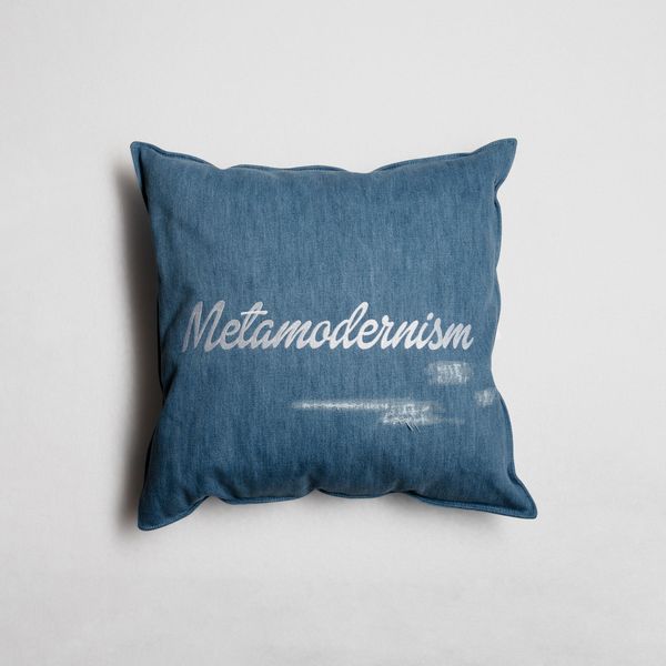 Denim Cushion (Metamodernism) by Harry Nuriev, 2022