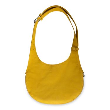 gabriel for sach Flat Small Suede Bag in Yellow