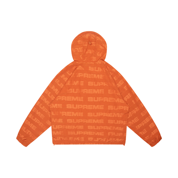 Supreme Orange Ripstop Hooded Track Jacket