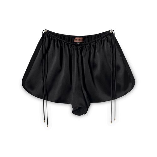 Silk Black French Knickers
