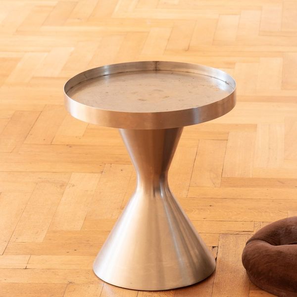 Unique Metal Stool, 70s