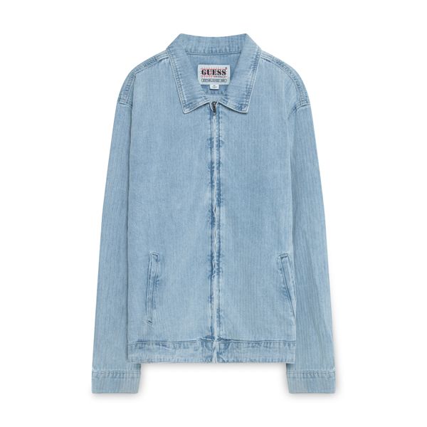 Guess Denim Zip Up Jacket