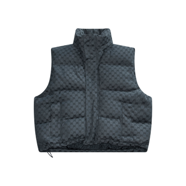 Balenciaga Gucci Hacker Monogram Puffer Vest