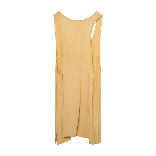 Ann Demeulemeester Yellow Tank Top