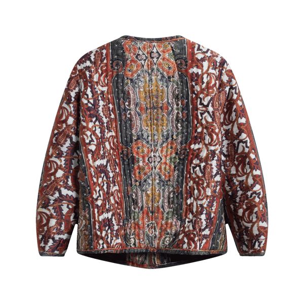 Isabel Marant Gamble Printed Silk-Satin Bomber Jacket