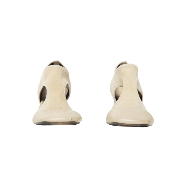 Lemaire Suede Cut-Out Heels