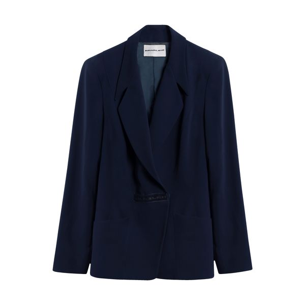 Vintage Navy Mugler Suit Blazer