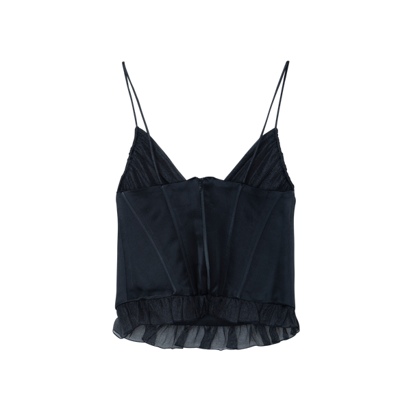 Black Isabel Corset Tank