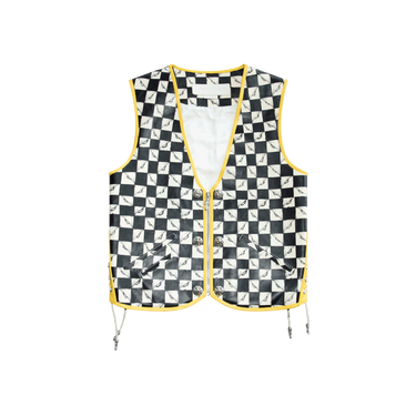 Chrome Hearts Matty Boy 99 Eyes Sex Records Leather Vest