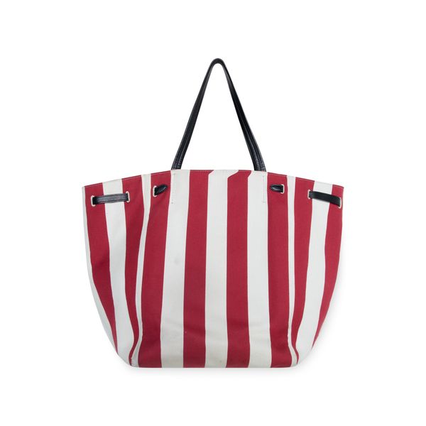 Céline Cabas Phantom Striped Tote