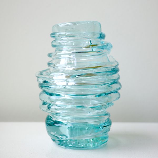 Silo - Recycled Glass Medium Vase in Clear