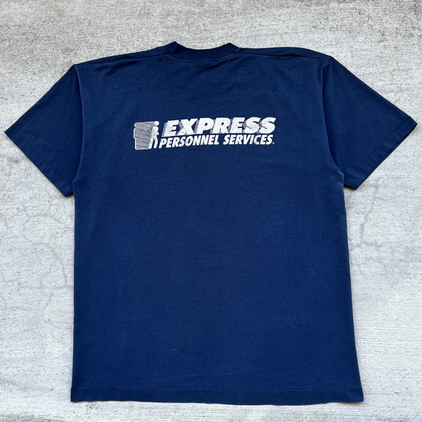 1990s Express Personnel Services Single Stitch Tee