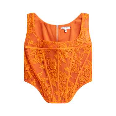 Miaou Orange Lace Corset