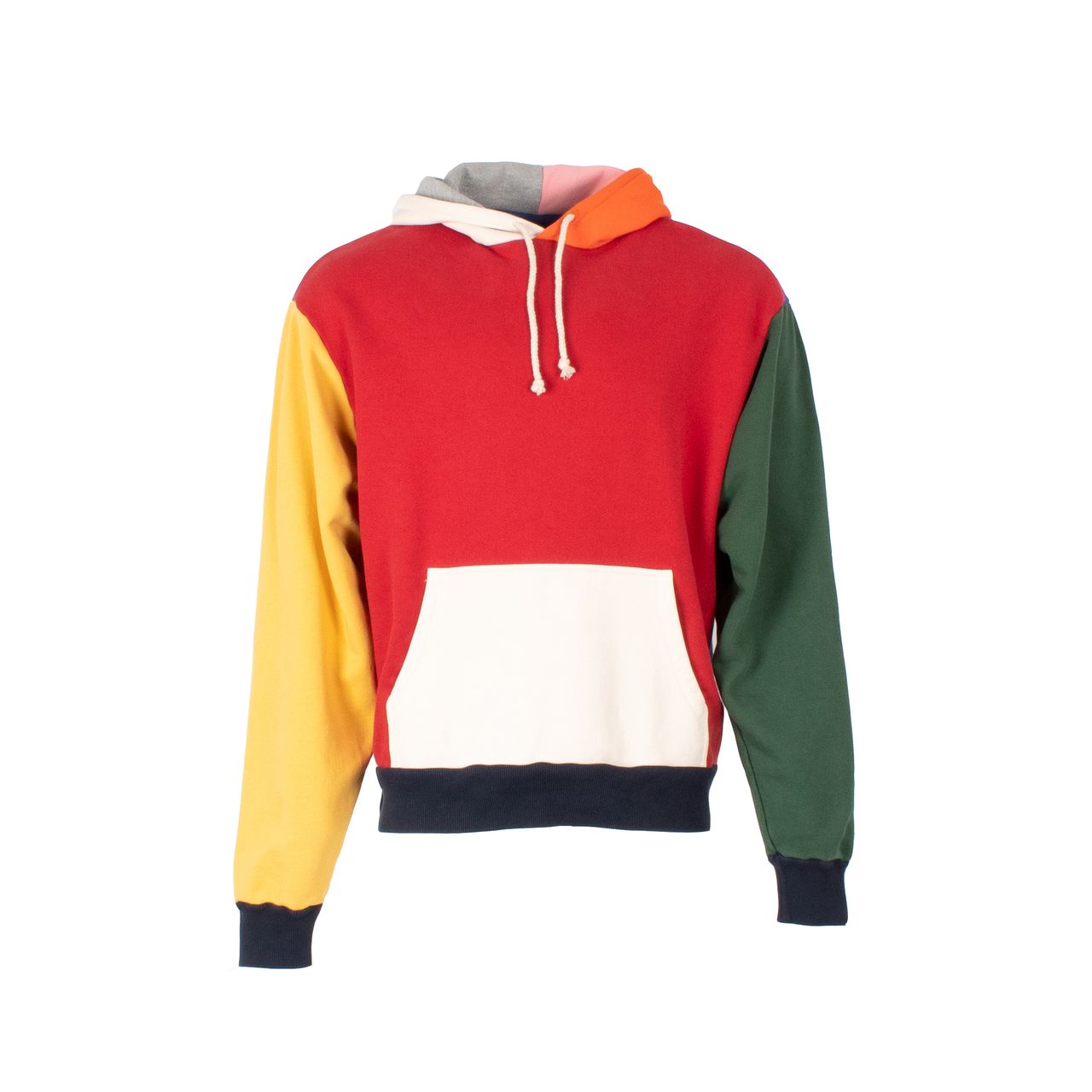 Pre-owned Supreme S Logo Colorblocked Hooded Sweatshirt Red