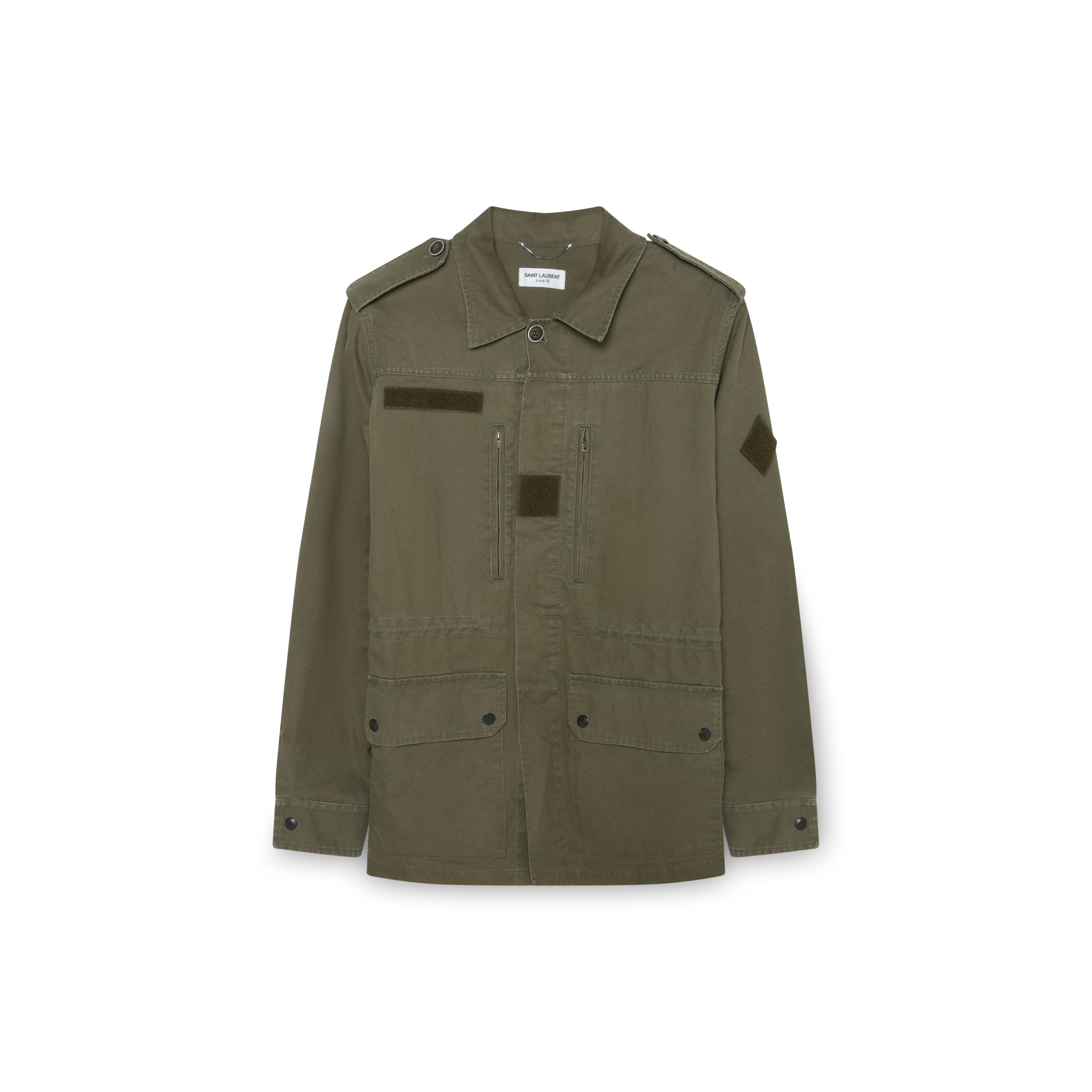 Saint laurent military 2025 jacket mens