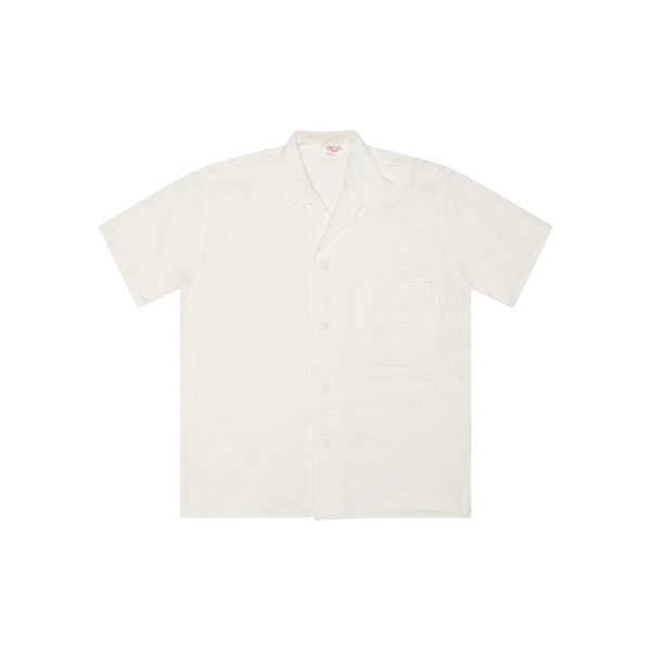 Vintage White Button Up Short Sleeve Shirt