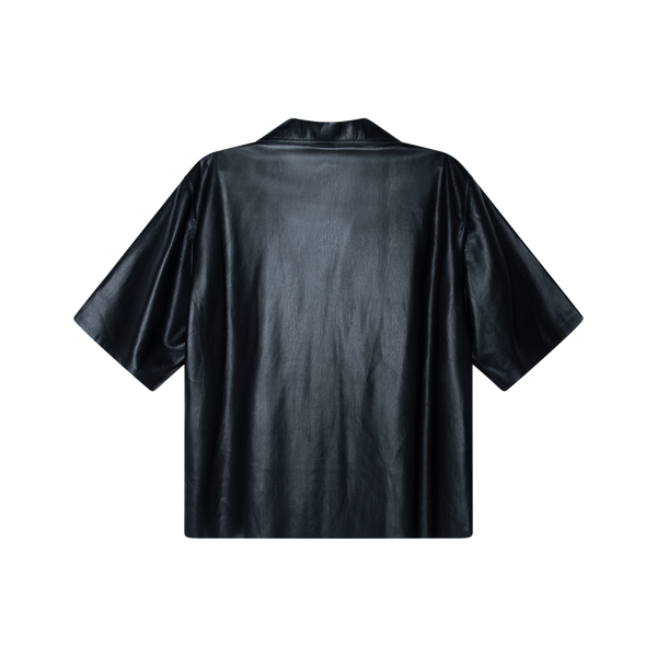 Nanushka Bodil Black Okobor Shirt 