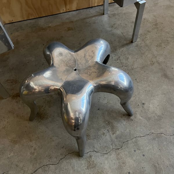 Solid Chrome Starfish Sculptural Table