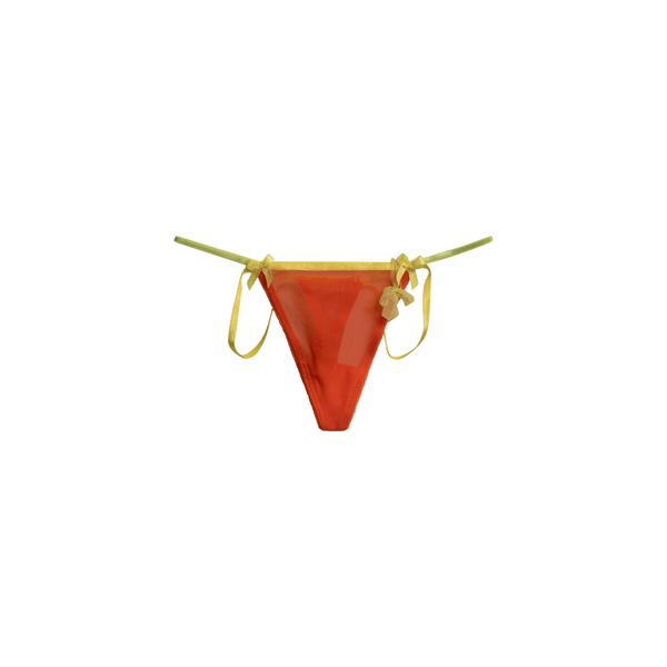 Orange and Yellow Batesia Thong