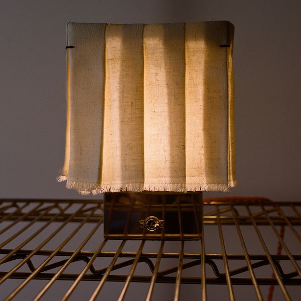 Table Lamp 04 - LINEN PLEATED SKIRT