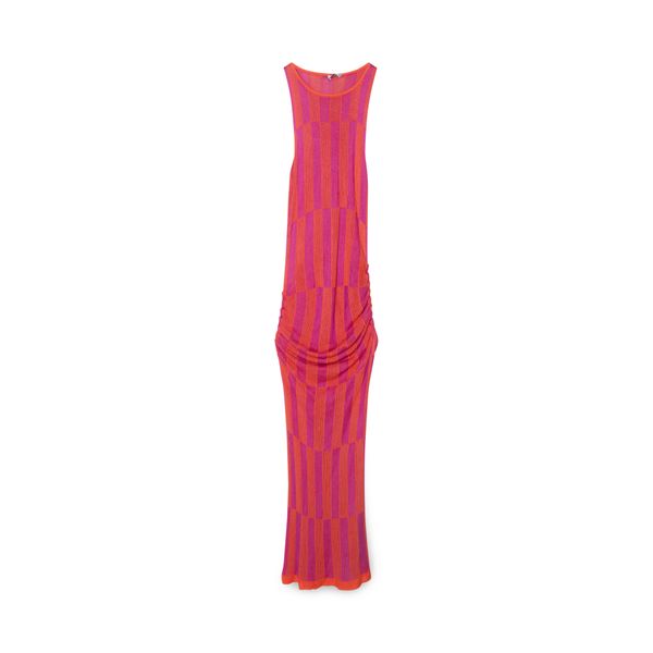 Gimaguas Pink and Orange Montego Chess Dress