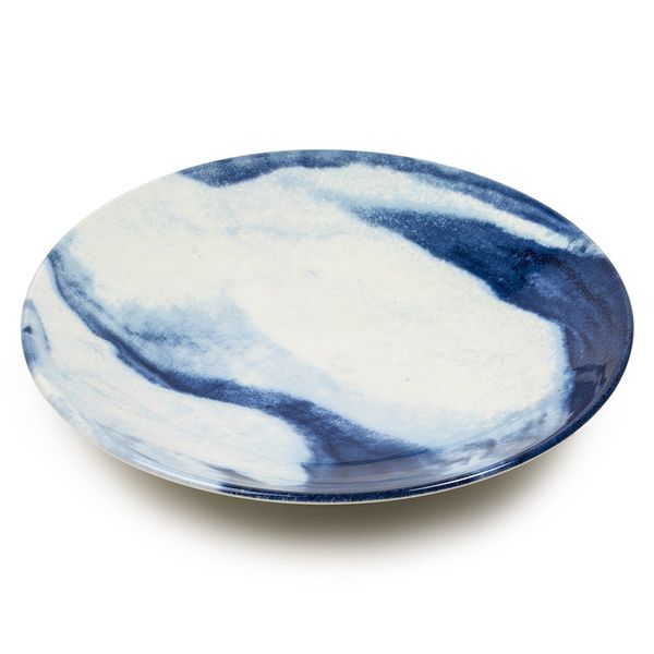 Indigo Storm Large Serving Bowl