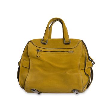 Coach Suede Adjustable Mini Duffle Bag - Tan