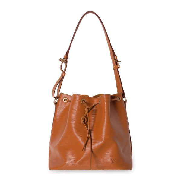 Louis Vuitton Epi Petit Noe Borneo Brown Bag