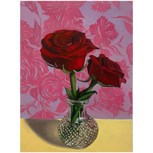 Thérèse Mulgrew, "Red Roses," 2025