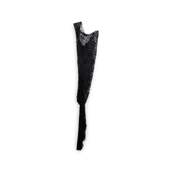 Destruction Black Lace Dress