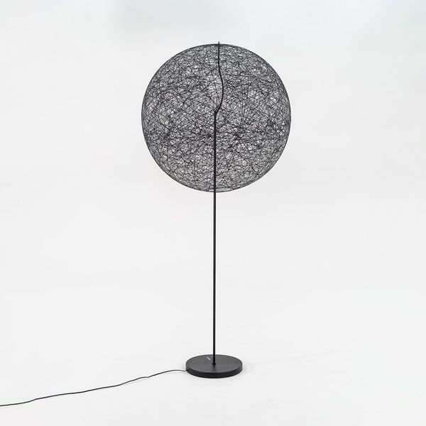 Black Random Light Ball LED Floor Lamp by Bertjan Pot for MOOOI, 2022