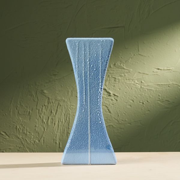 'Condensation' Series C4, Glazed Ceramic Sculpture in Blue by Eunsol Kim, The Netherlands, 2025"