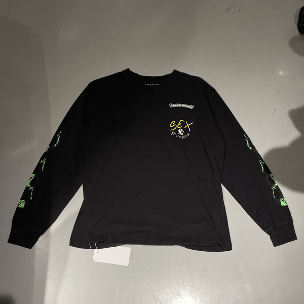 Chrome Hearts Sex Records Long Sleeve Tee