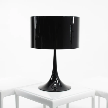 Black Spun Light T1 Table Lamp by Sebastian Wrong by Flos, 2020