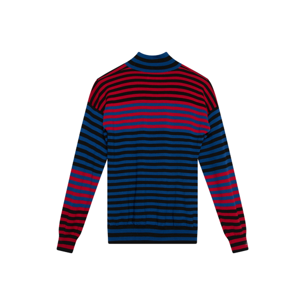 Mads Nørgaard Striped Mock Neck Sweater