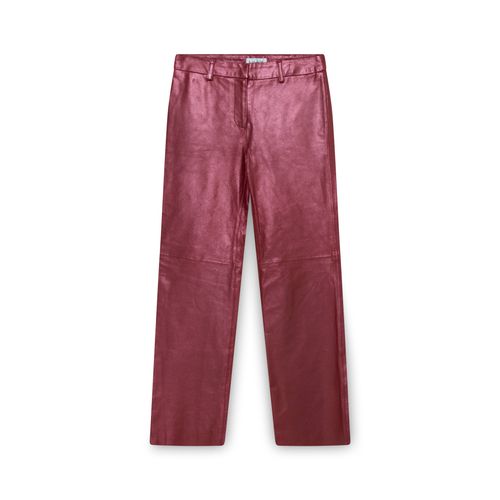 Bagatelle Red Leather Pants
