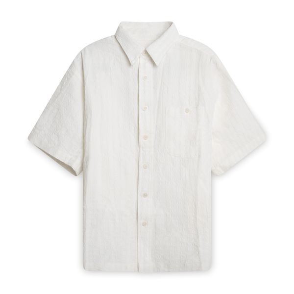 Window Short Sleeve Button Shirt