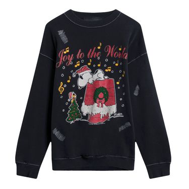 Vintage Yves Snoopy "Joy to the World" Sweatshirt
