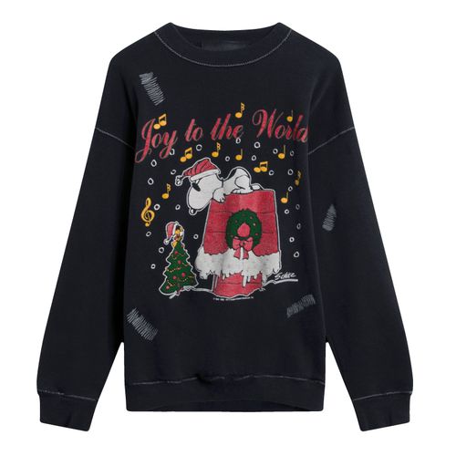 Vintage Yves Snoopy "Joy to the World" Sweatshirt