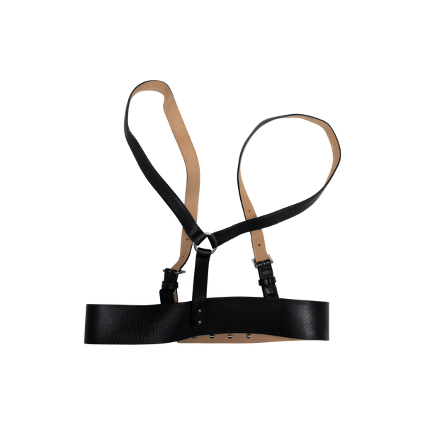 Herve Leger Leather Corset Harness