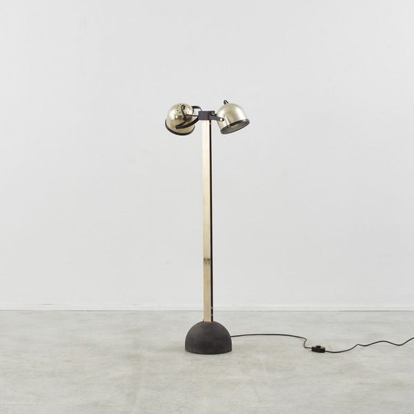 Livio Castiglioni & Gae Aulenti Trepiù Floor Lamp Stilnovo, Italy, 1970s