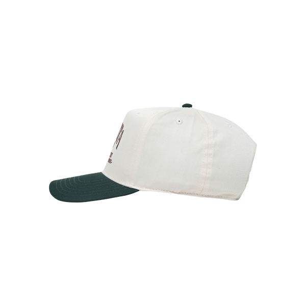 Ggiata Green & White Five Panel Hat 