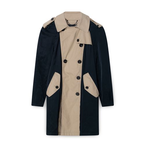 Coach Black and Tan Trench